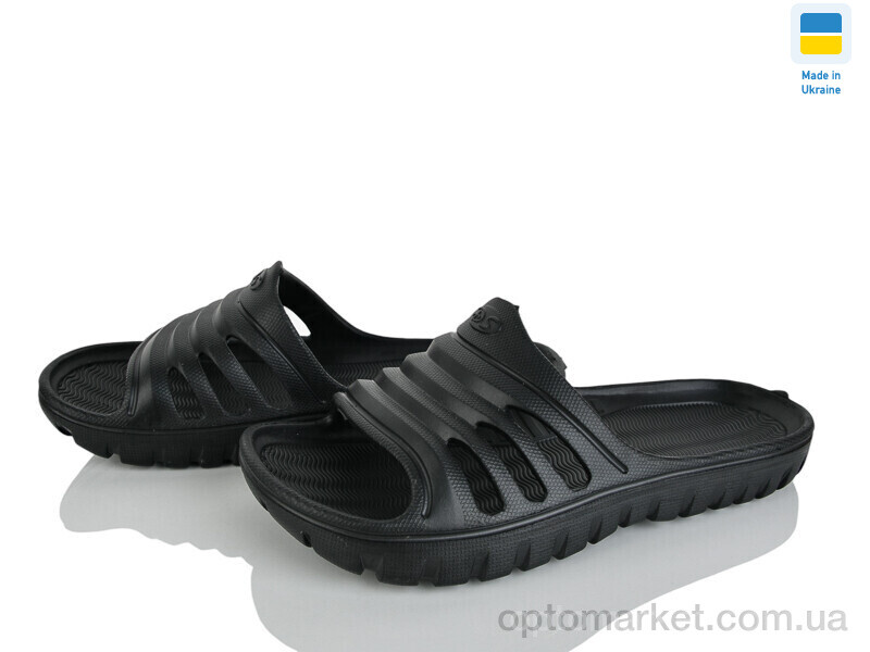 Купить Шльопанці чоловічі П48 чорний Dream Stan чорний, фото 1