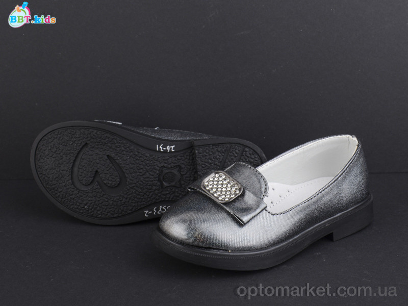 Купить Туфлі дитячі P5583-2 BBT сірий, фото 2