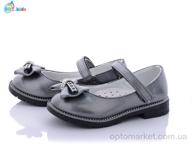 Купить Туфлі дитячі P5972-3 BBT графіт, фото 1