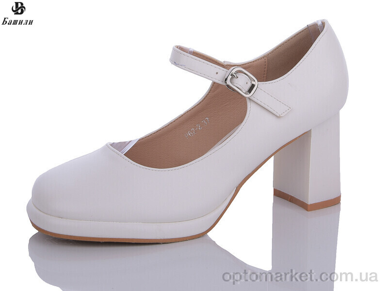 Купить Туфлі жіночі P62-2 Башили білий, фото 1