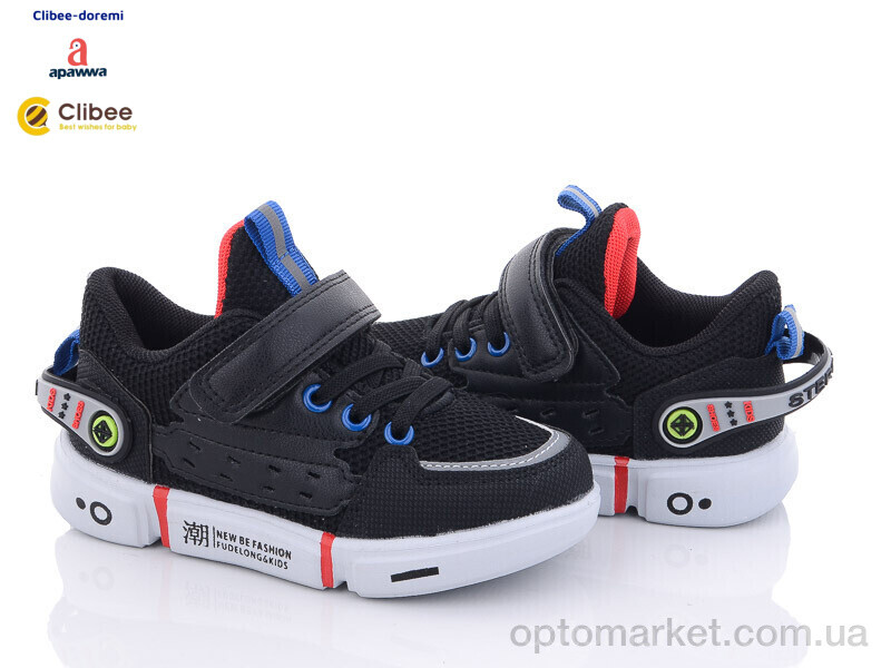 Купить Кросівки дитячі P646-1 black Clibee-Doremi чорний, фото 1