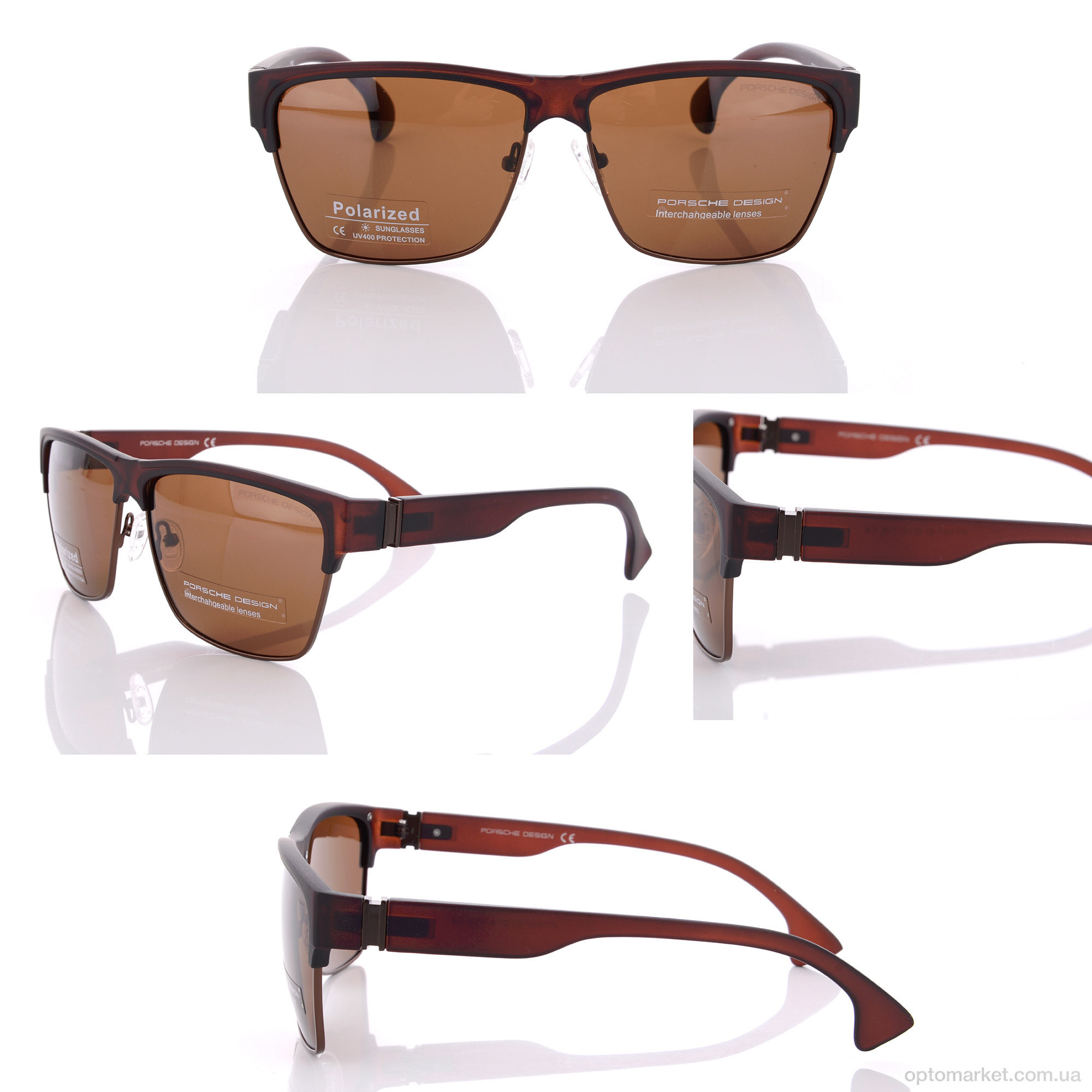 Купить Окуляри чоловічі P7507 C4 P.rsche коричневий, фото 4