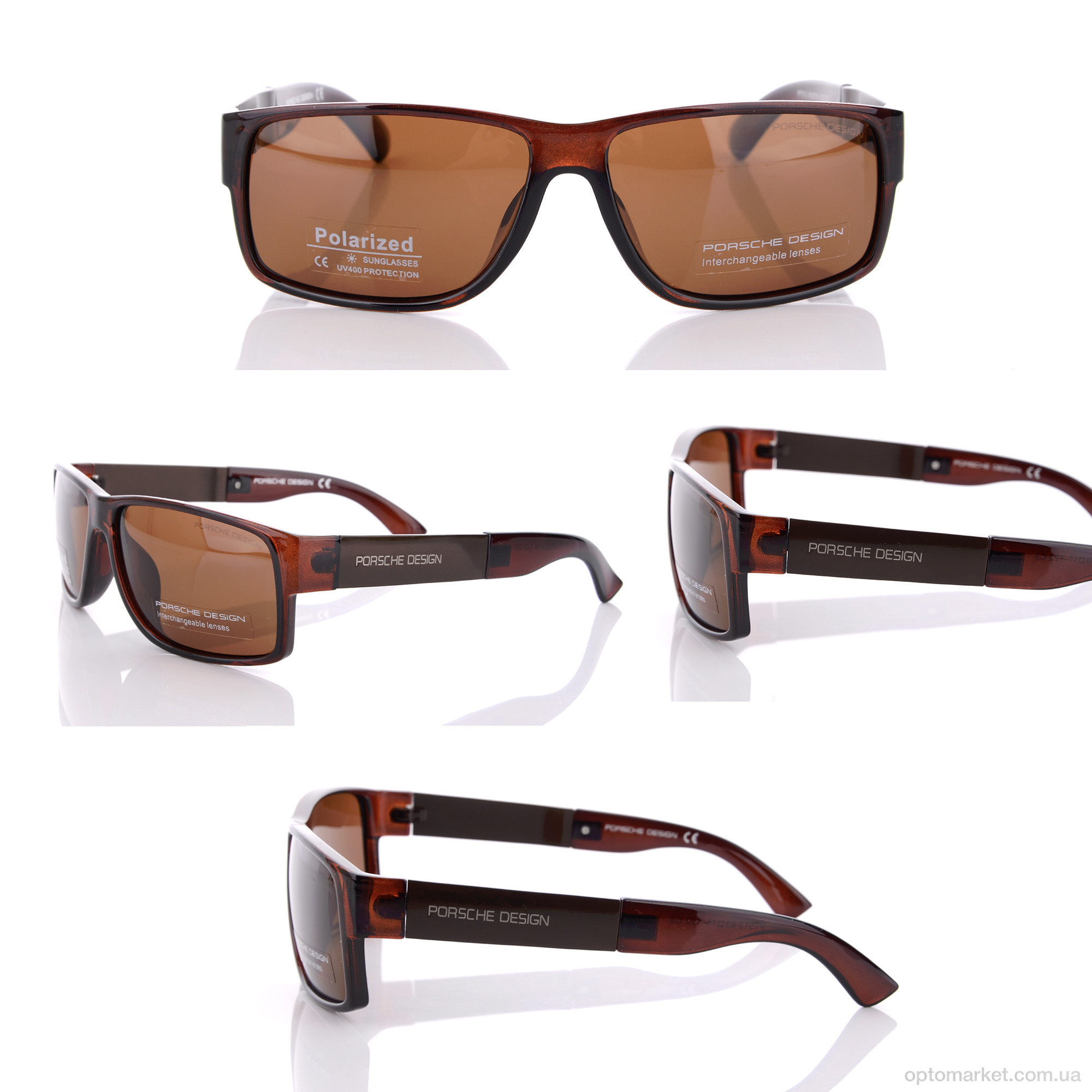 Купить Окуляри чоловічі P7513 C3 P.rsche коричневий, фото 4