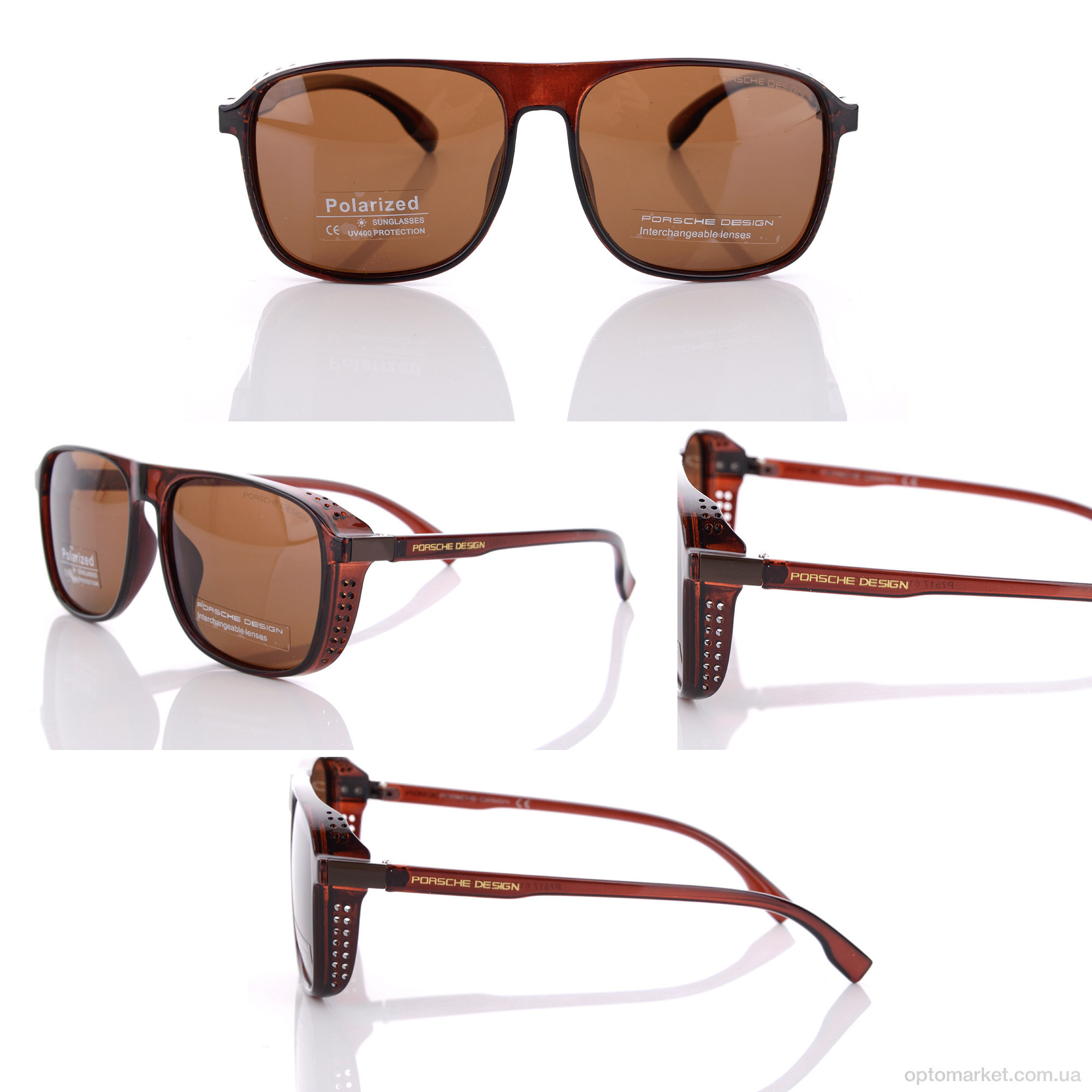 Купить Окуляри чоловічі P7517 C3 P.rsche коричневий, фото 4