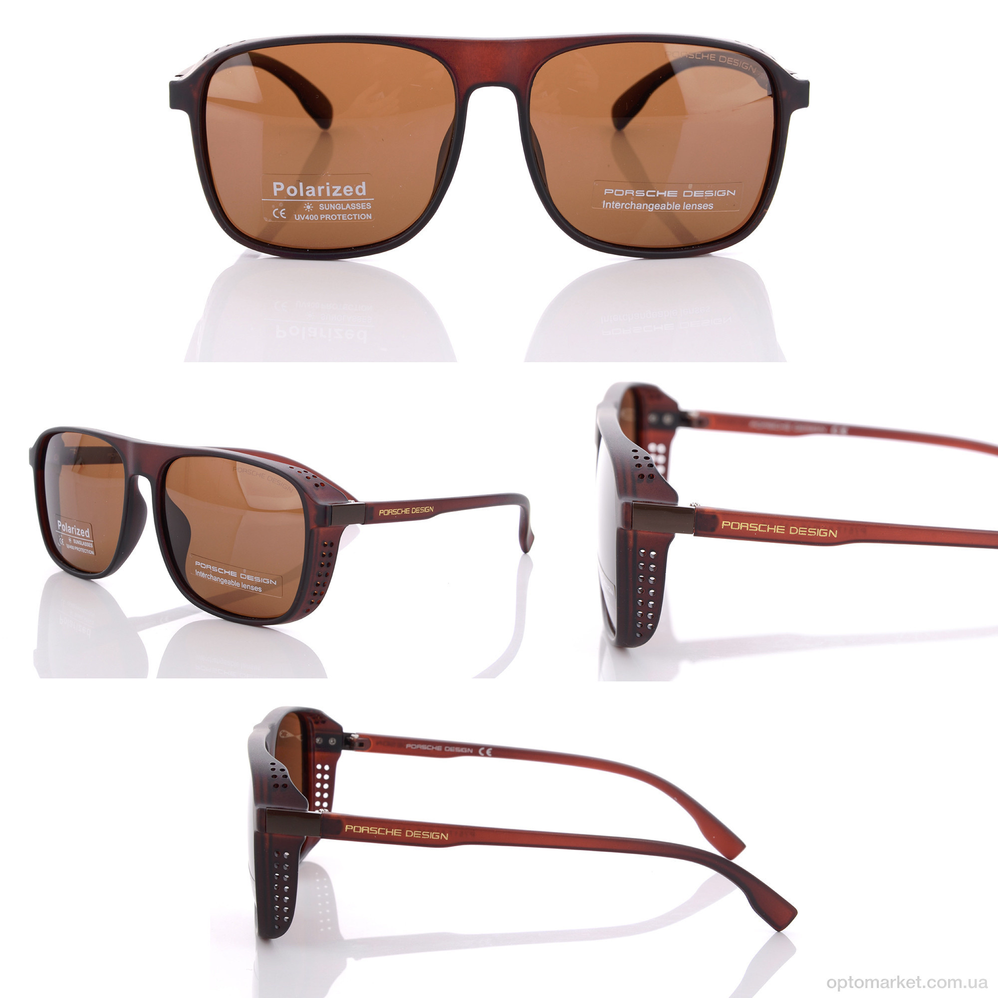 Купить Окуляри чоловічі P7517 C4 P.rsche коричневий, фото 4