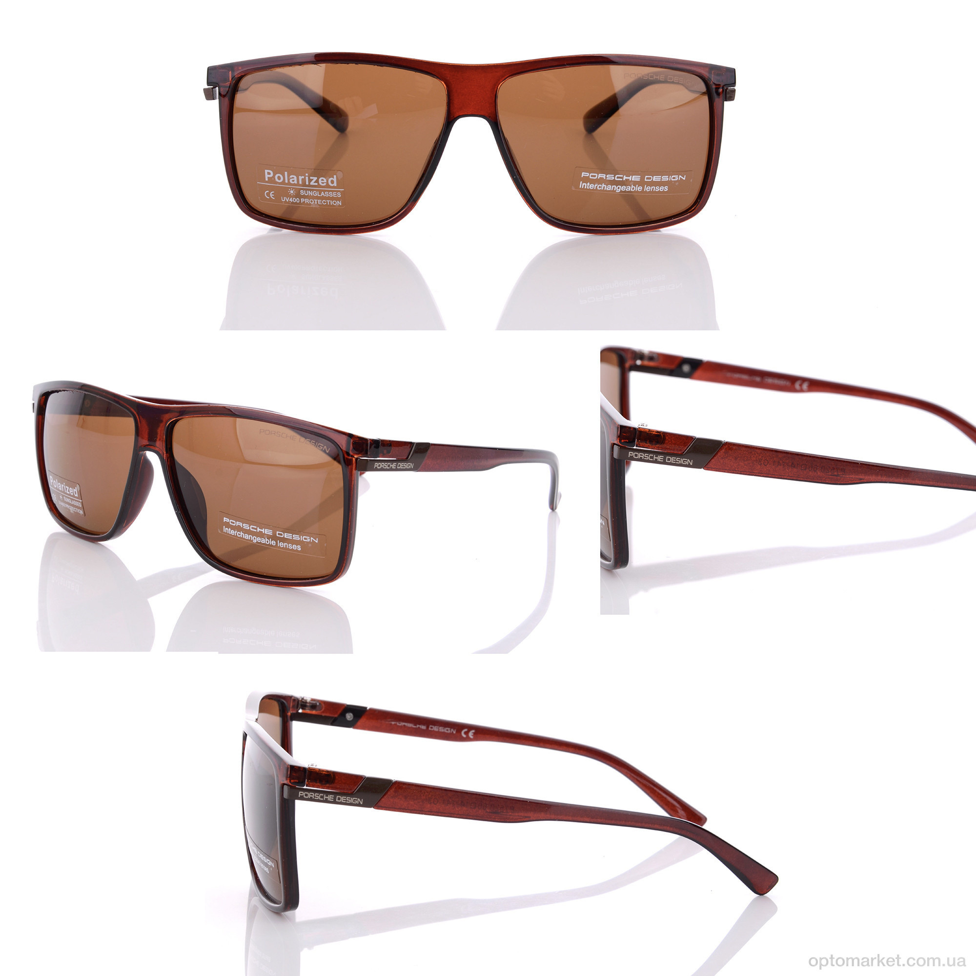 Купить Окуляри чоловічі P7520 C3 P.rsche коричневий, фото 4