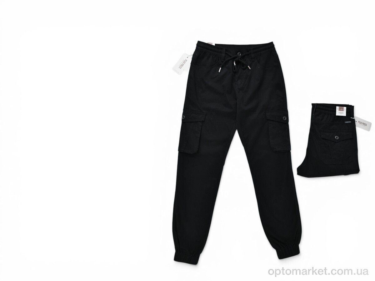 Купить Брюки чоловічі P904-2 Plus Press чорний, фото 1