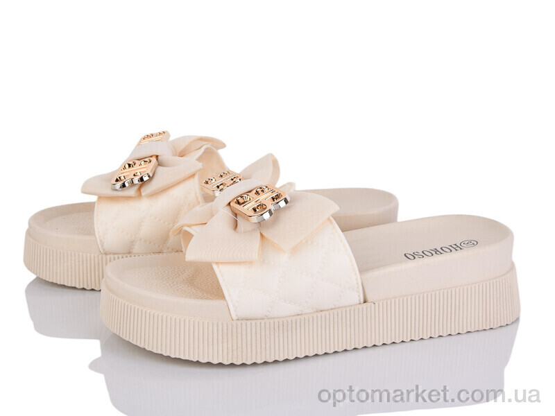 Купить Шльопанці жіночі PA103-3 Horoso бежевий, фото 1