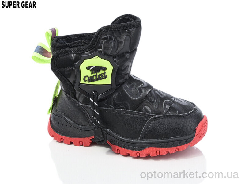 Купить Дутики дитячі PA766-1 black-red Super Gear чорний, фото 1