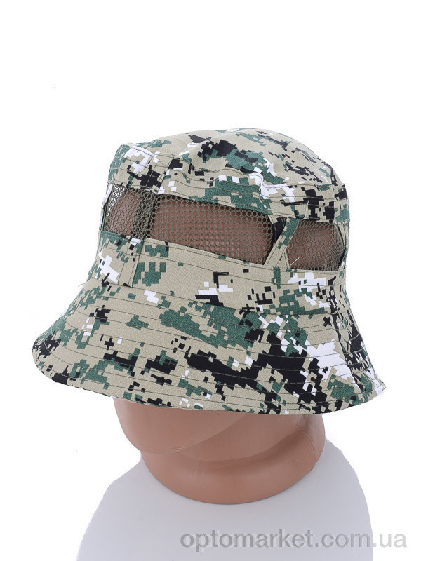 Купить Панама чоловічі Панама-9 сітка green RuBi зелений, фото 1