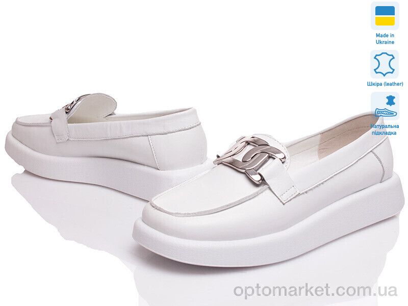 Купить Туфлі жіночі Paradize MR-SM-3021-703 белая кожа Paradize білий, фото 1