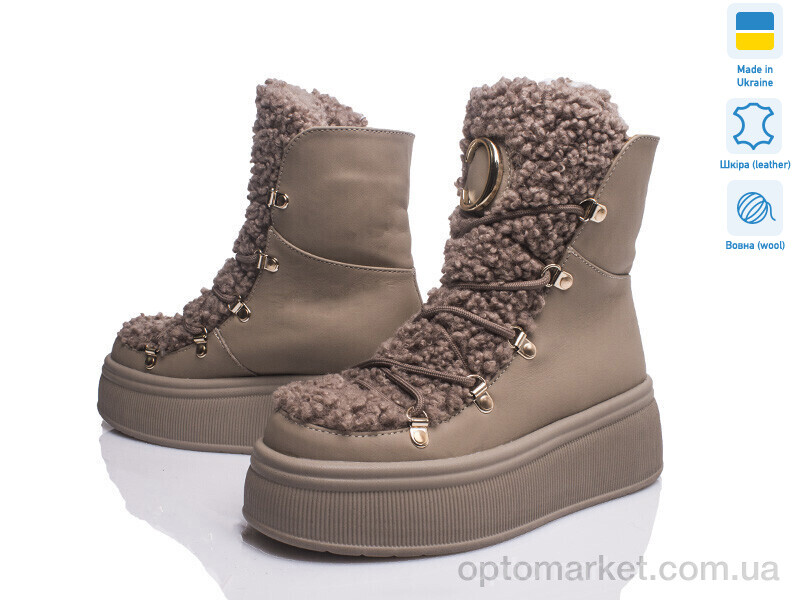 Купить Черевики жіночі Paradize T 550 капуч шк з(37-40) Paradize бежевий, фото 1