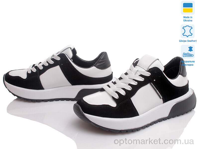 Купить Кросівки жіночі Paradize V-CR-1512 біло-чорний-d Paradize білий, фото 1