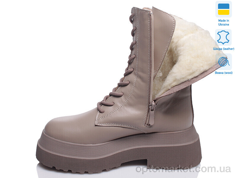 Купить Черевики жіночі Paradize Z-B-1539 бежевий зима Paradize бежевий, фото 2