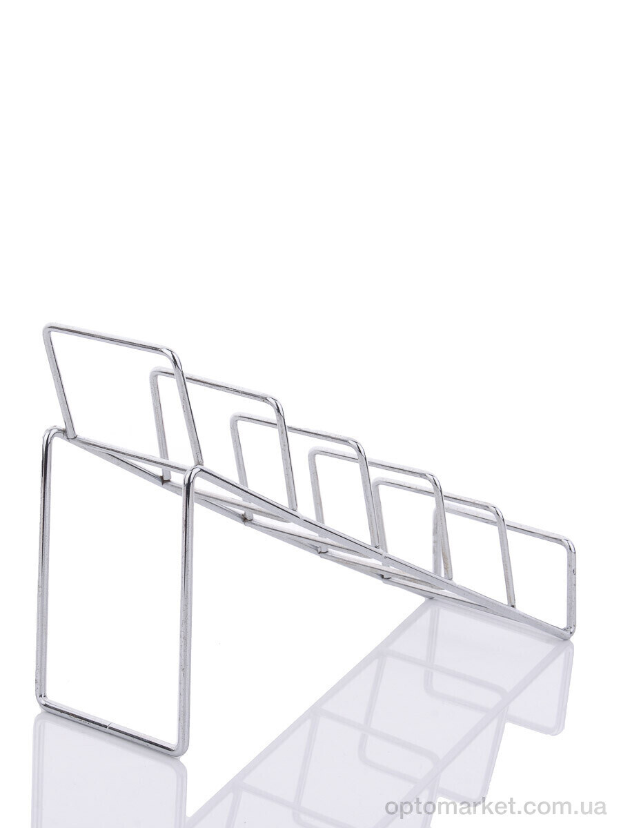 Купить Господарські товари Підставка для портмоне п'ятиярусна металева GLAMORTA срібний, фото 2
