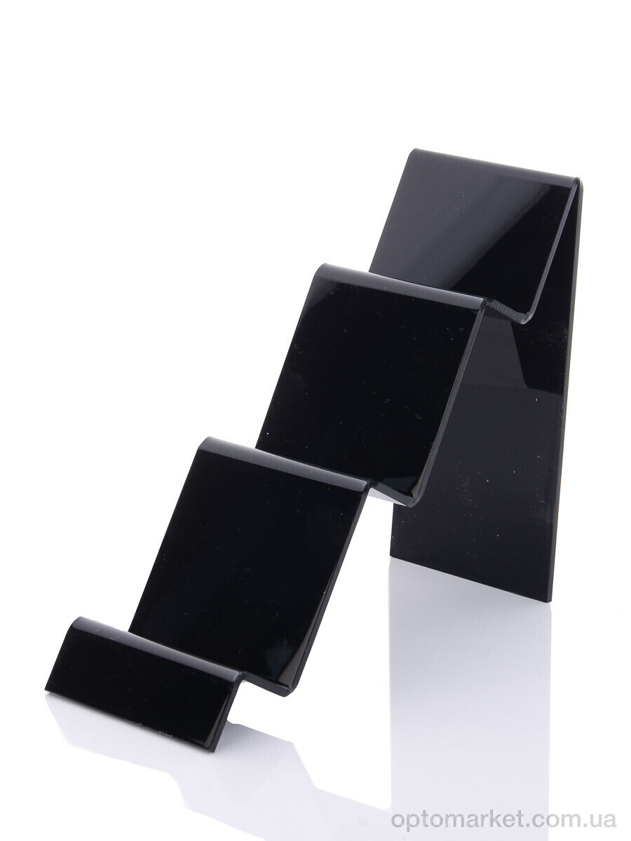 Купить Господарські товари Підставка для портмоне триярусна чорна GLAMORTA чорний, фото 1