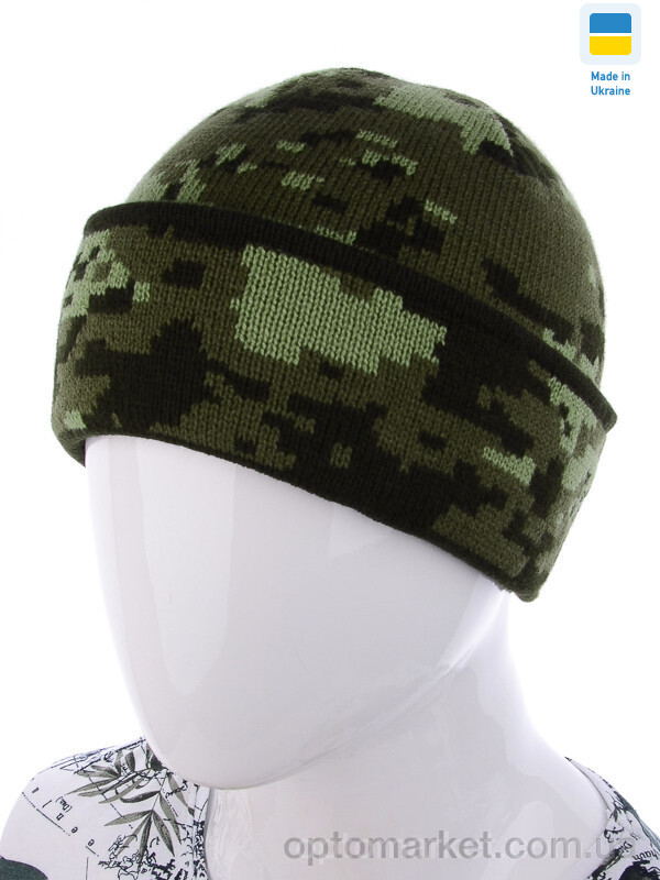 Купить Шапка чоловічі Пиксель green mix Red Hat зелений, фото 1