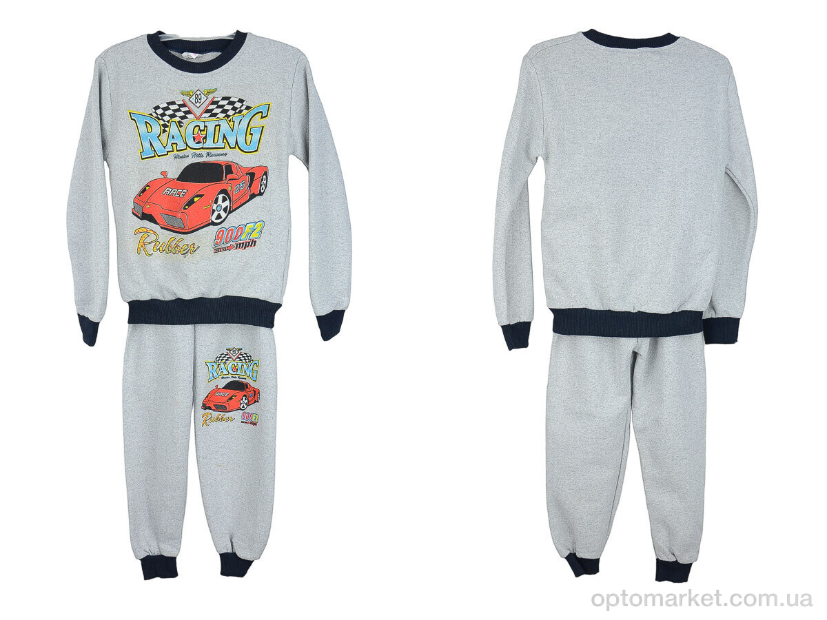Купить Пижама дитячі Піжама фліс grey OL сірий, фото 3