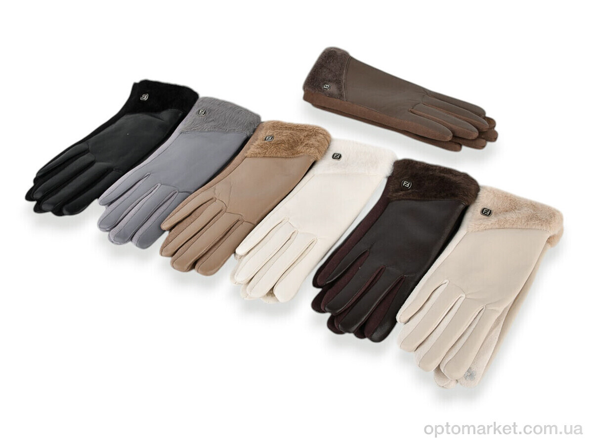 Купить Рукавички жіночі PJ07-31 норка mix Number one мікс, фото 1