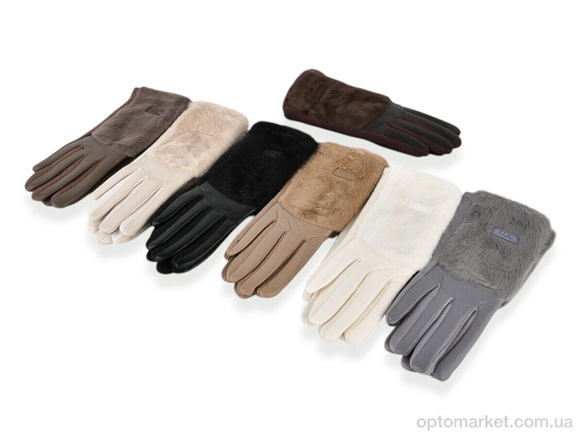 Купить Рукавички жіночі PJ07-32 норка mix Number one мікс, фото 1