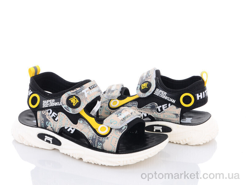 Купить Сандалі дитячі PL11(C03) beige-yellow Angel бежевий, фото 1