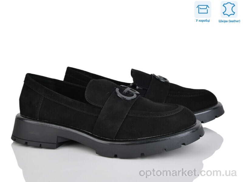 Купить Туфлі жіночі PL12-1 Lemon чорний, фото 1