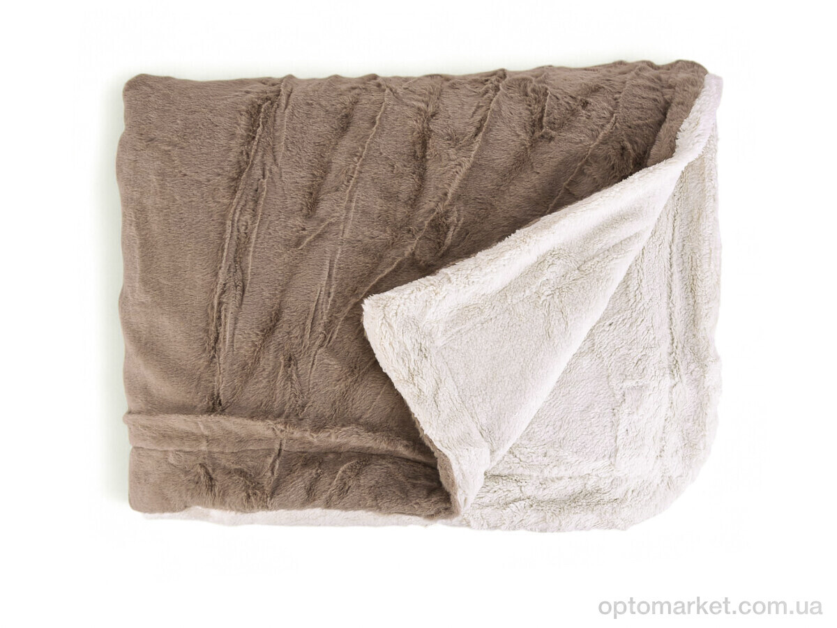 Купить Пледи унісекс Плед LISA рукавичка полуторне(Р) 160х200 11401 d.beige Lisa бежевий, фото 1