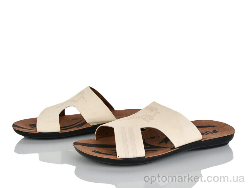 Купить Шльопанці дитячі PM беж к. P.ma бежевий, фото 2