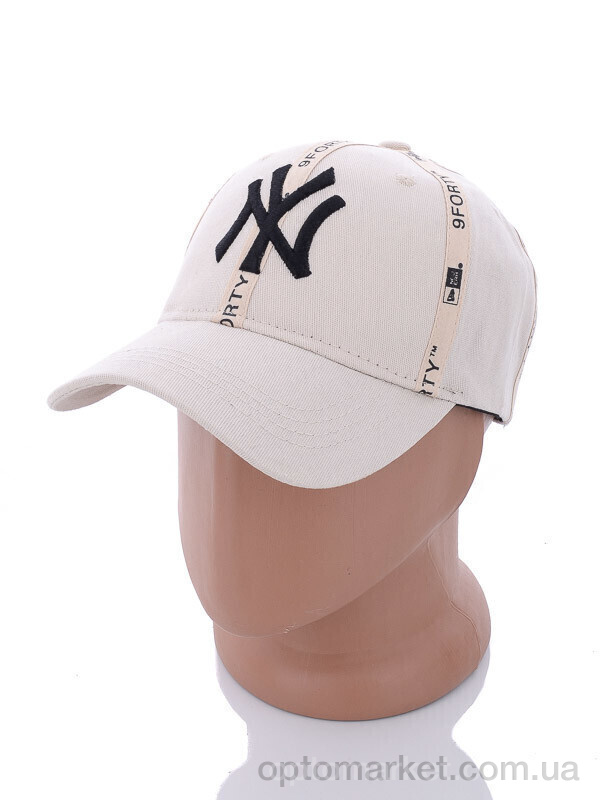 Купить Кепка чоловічі PM012-3 beige N.w Yorker бежевий, фото 2