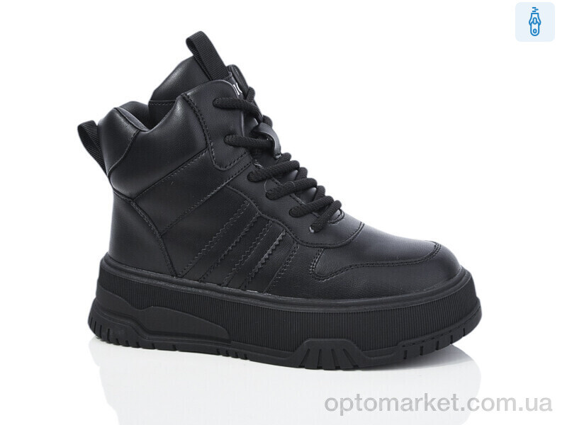 Купить Черевики жіночі PM3937-1 Purlina чорний, фото 1