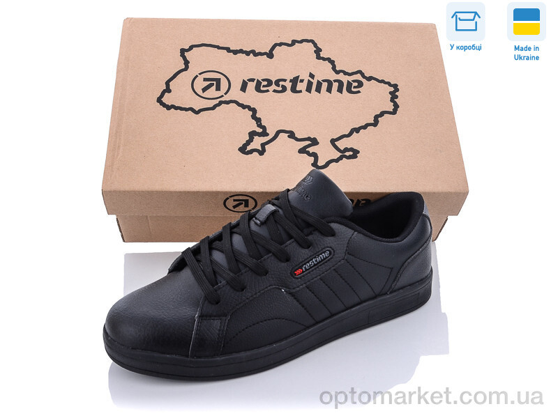 Купить Кросівки чоловічі PMB22060 black Restime чорний, фото 1