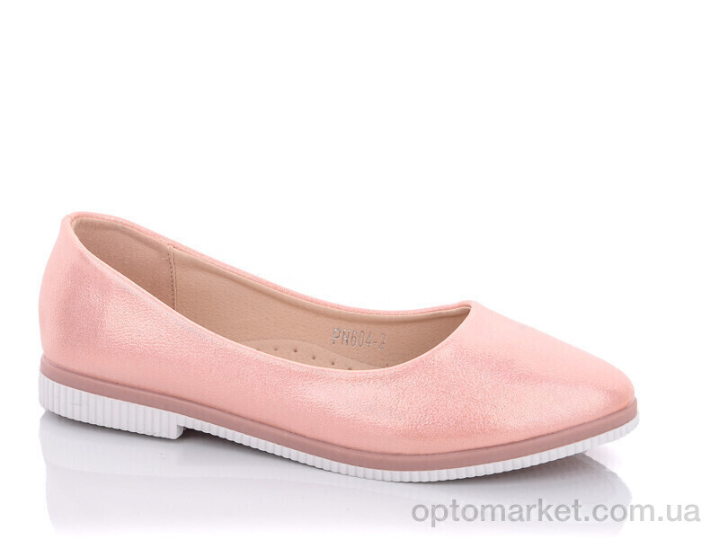 Купить Балетки жіночі PN604-2 Horoso рожевий, фото 1