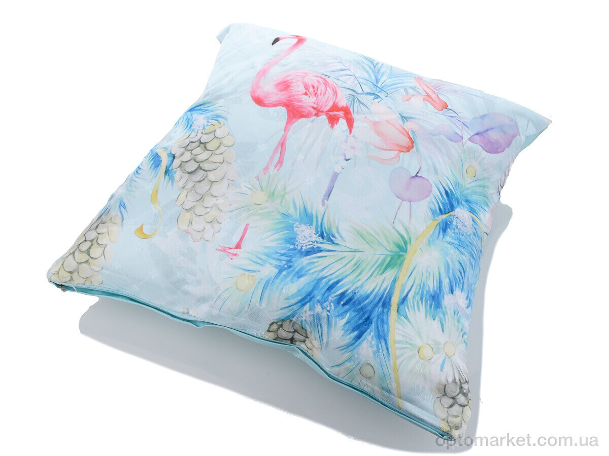 Купить Подушка унісекс Подушка атлас 07942-11 блакитний (45x45) Obuvok блакитний, фото 1