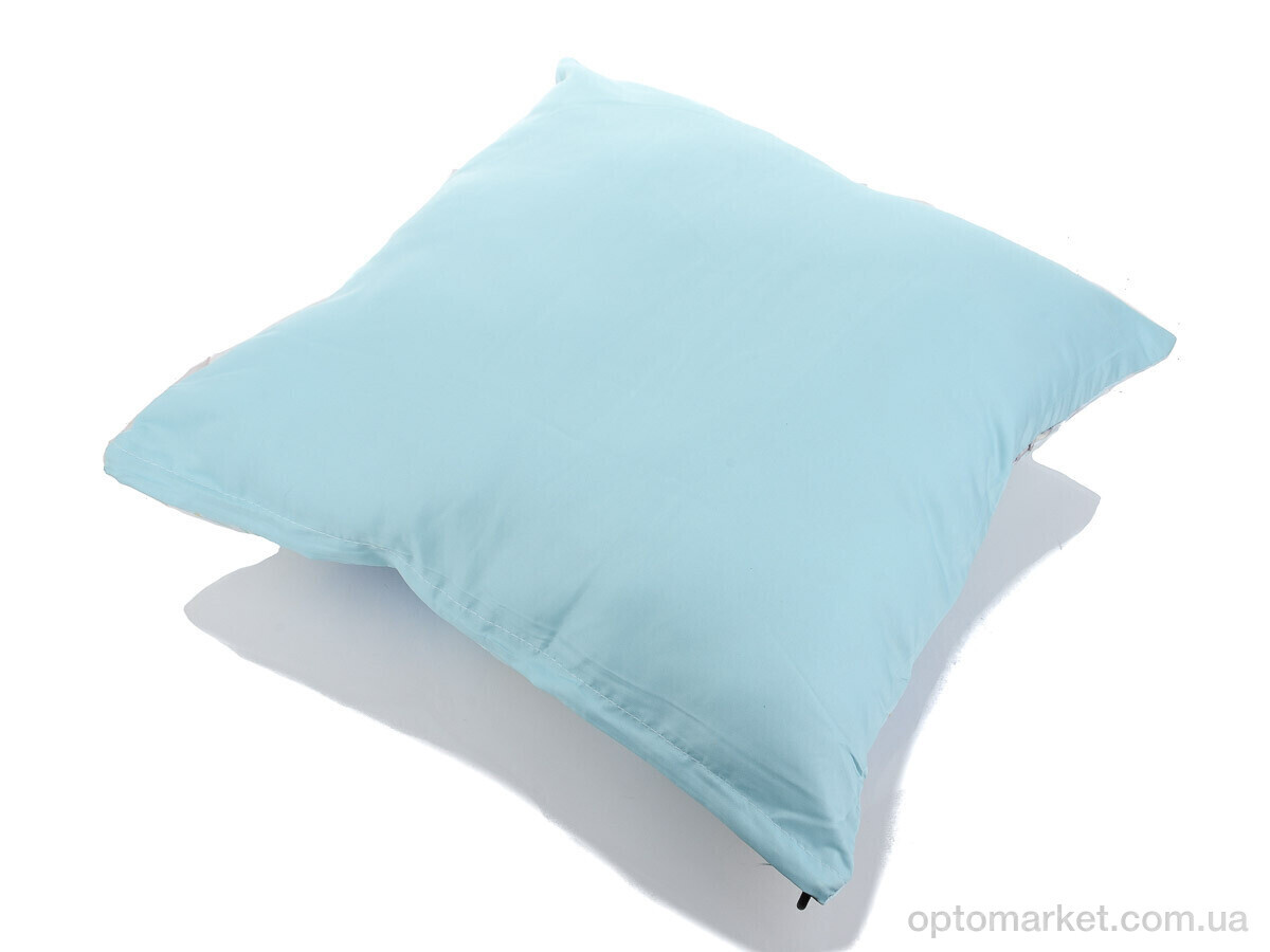 Купить Подушка унісекс Подушка атлас 07942-11 блакитний (45x45) Obuvok блакитний, фото 2