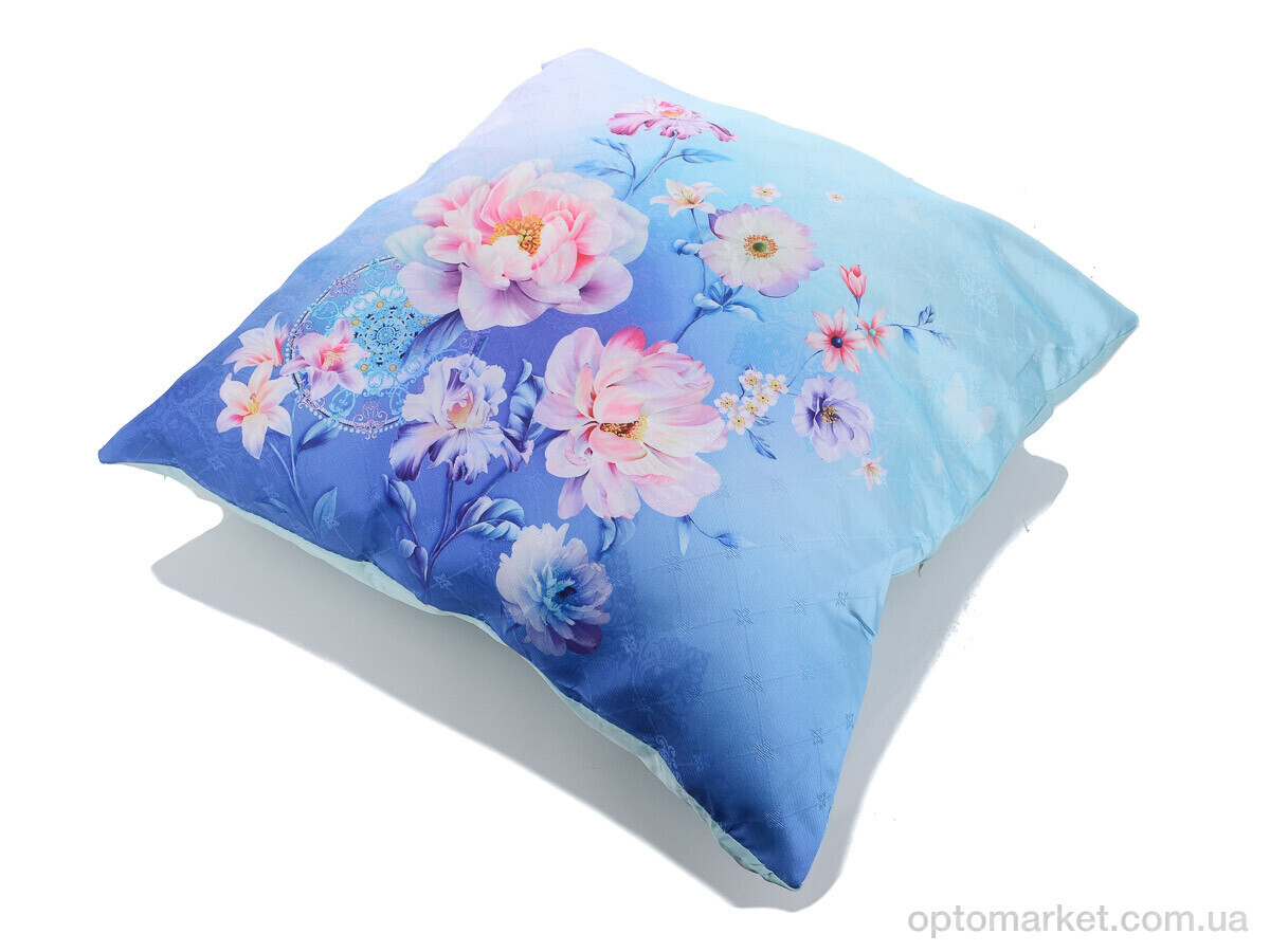 Купить Подушка унісекс Подушка атлас 07942-5 блакитний (45x45) Obuvok блакитний, фото 1