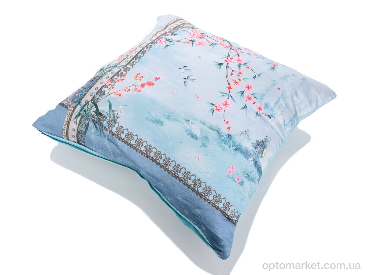 Купить Подушка унісекс Подушка атлас 07942-9 блакитний (45x45) Obuvok блакитний, фото 1