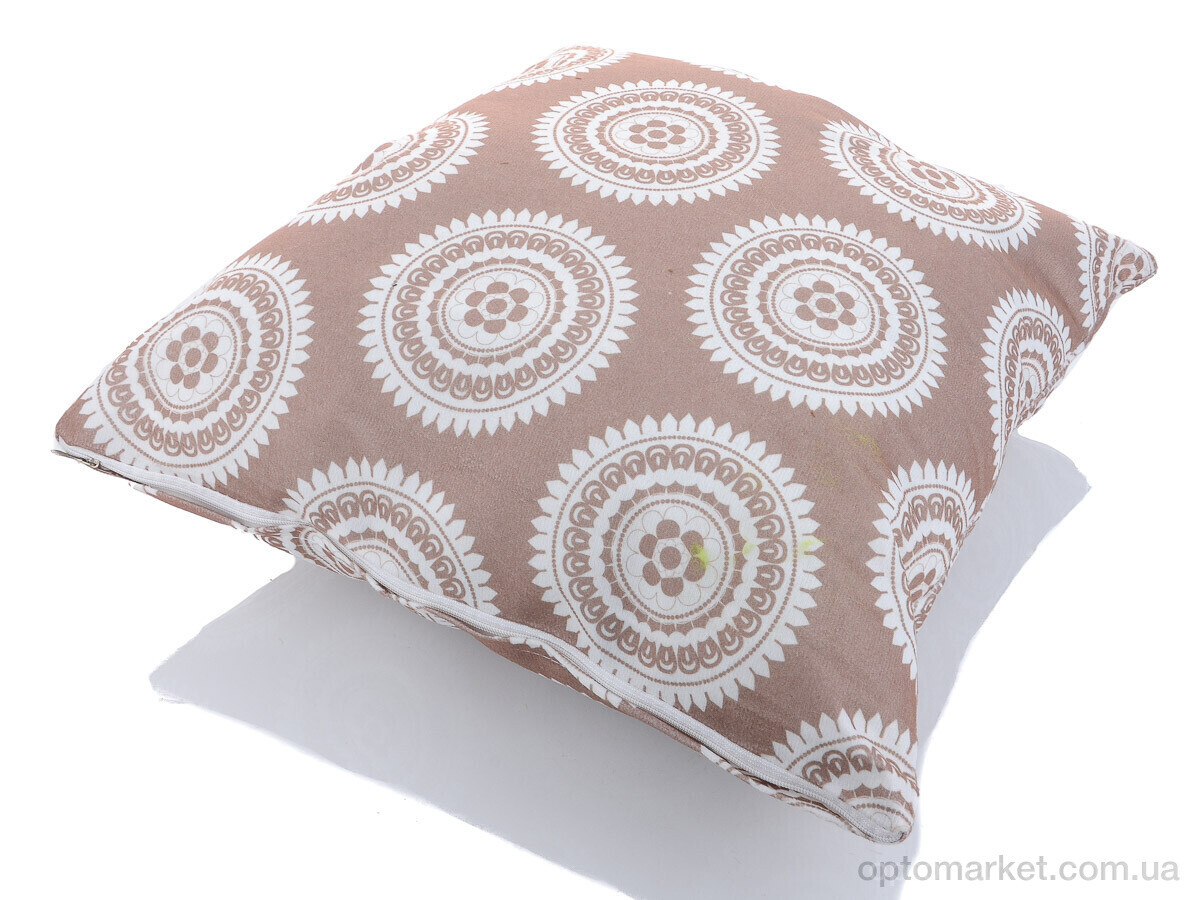 Купить Подушка унісекс Подушка текстиль 08008-1 коричневий (40x40) Obuvok коричневий, фото 2