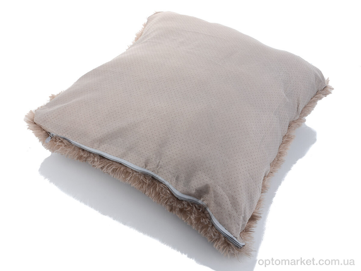 Купить Подушка унісекс Подушка травка-сатин 08006 мокко (47x47) Obuvok бежевий, фото 2
