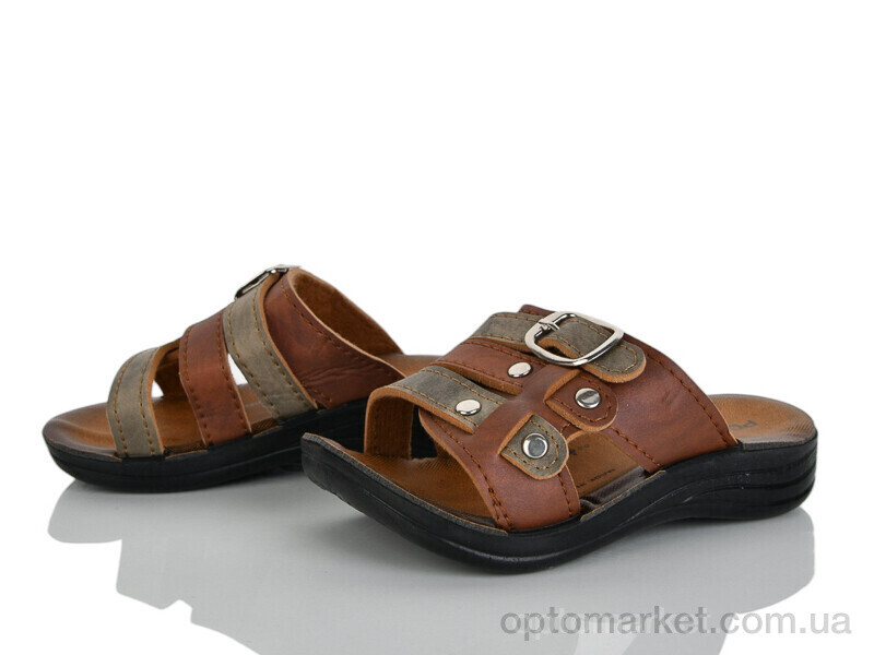 Купить Шльопанці дитячі Polomax корич. Polomax коричневий, фото 1