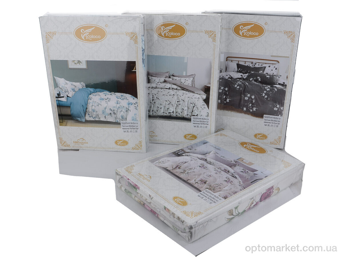Купить Постільна білизна унісекс Постільна білизна 06-55 (1) mix (180x220) двуспальна Koloco мікс, фото 1