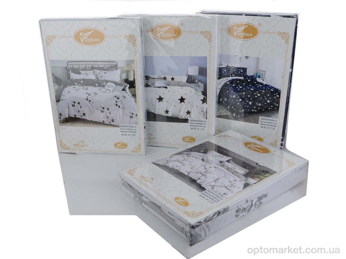 Купить Постільна білизна унісекс Постільна білизна 06-55 (2) mix (180x220) двуспальна Koloco мікс, фото 1