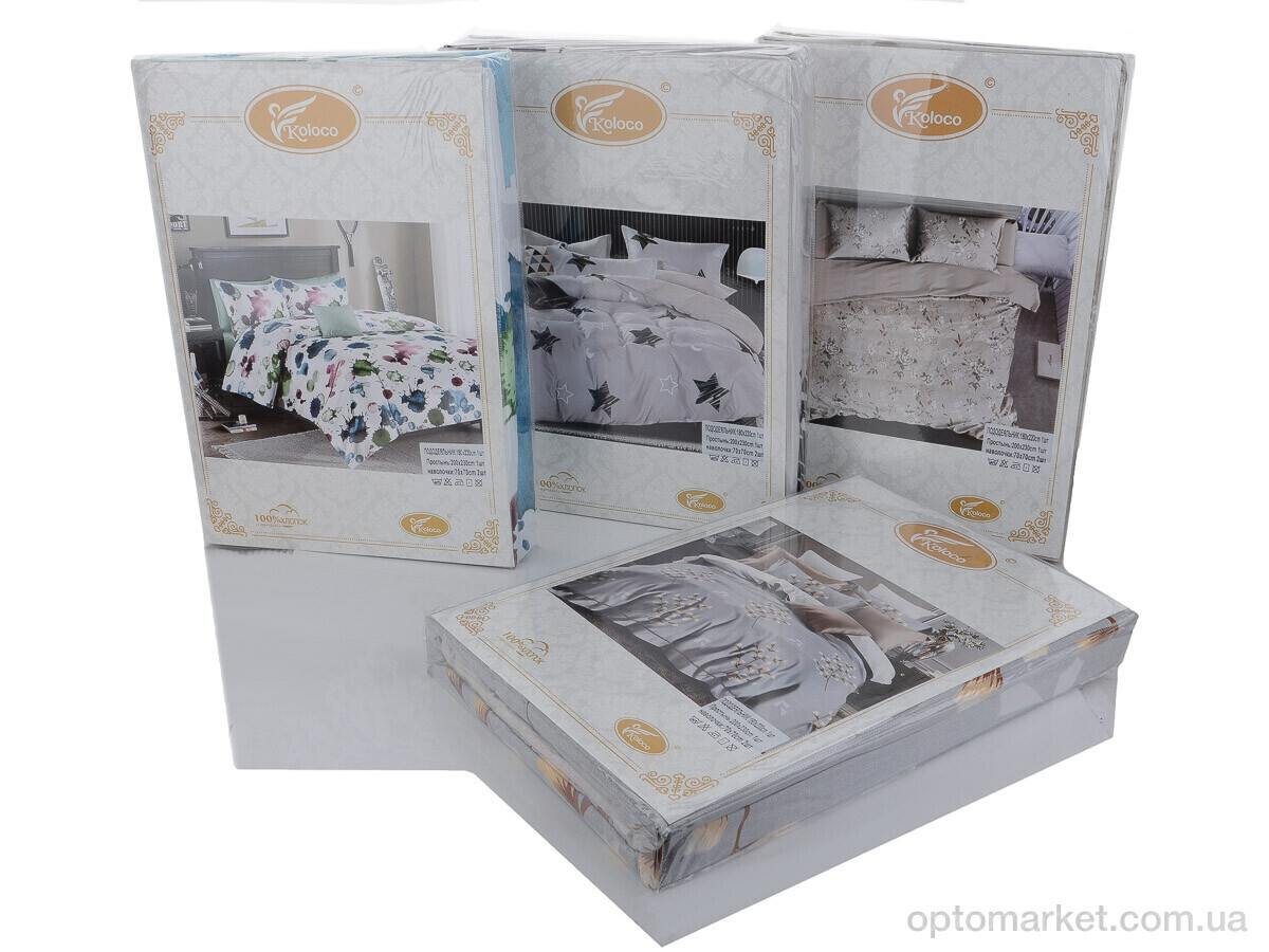 Купить Постільна білизна унісекс Постільна білизна 06-55 (3) mix (180x220) двуспальна Koloco мікс, фото 1