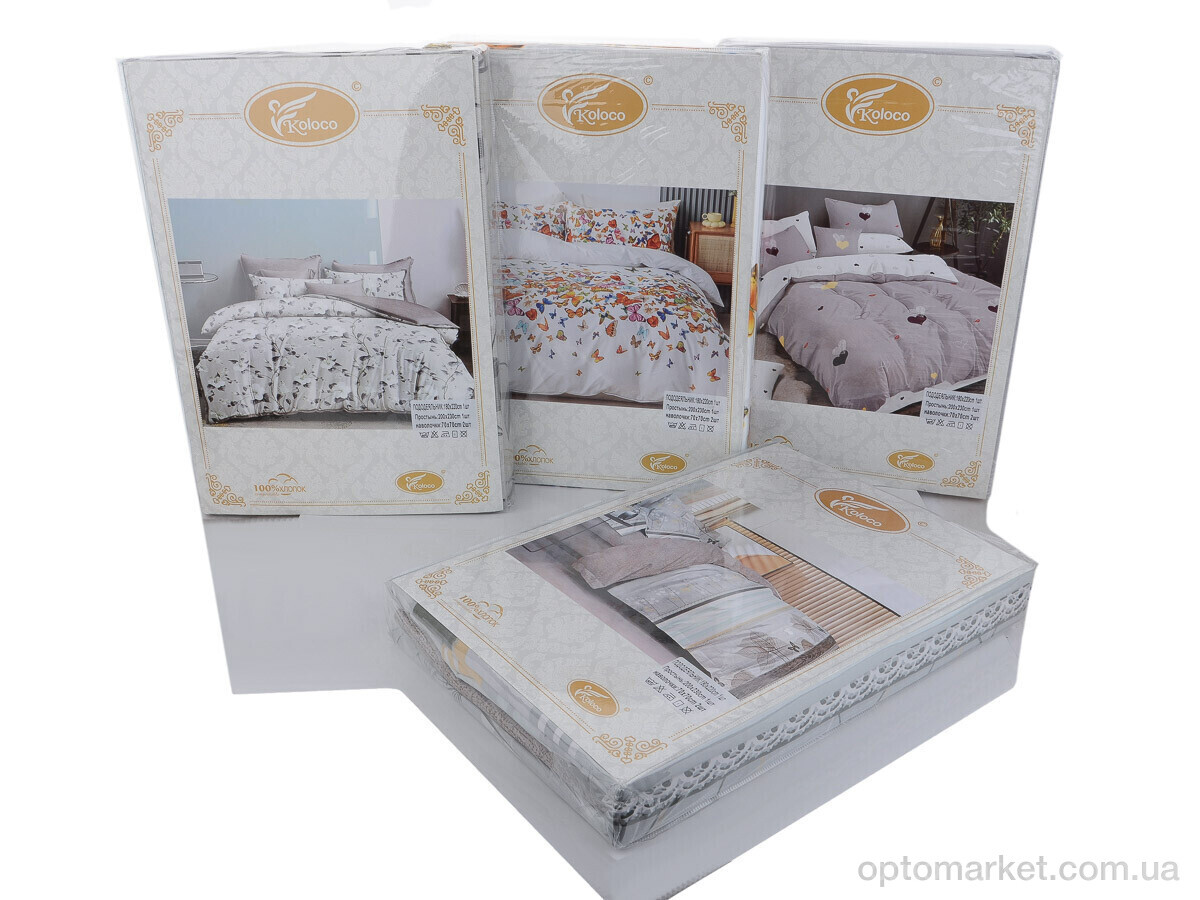 Купить Постільна білизна унісекс Постільна білизна 06-55 (5) mix (180x220) двуспальна Koloco мікс, фото 1