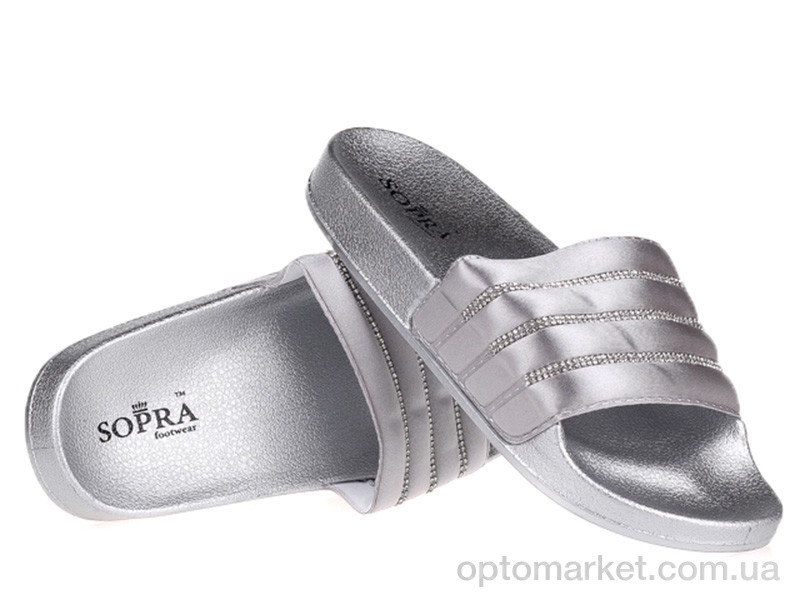 Купить Шльопанці жіночі Prime 152490 срібний Prime срібний, фото 1