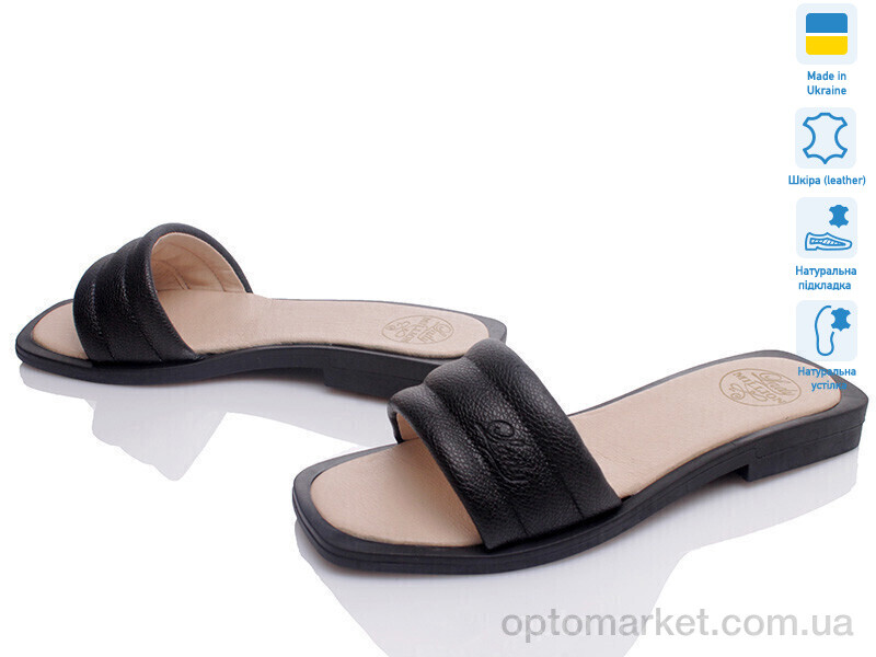 Купить Шльопанці жіночі Prime L72 чорний Prime чорний, фото 1