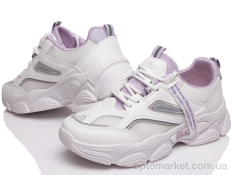 Купить Кросівки жіночі Prime NQQ18 white-violet(36-40) Prime білий, фото 1