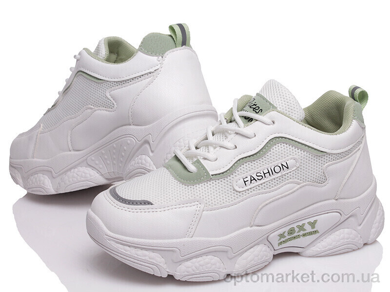 Купить Кросівки жіночі Prime P-N808 white-green(36-39) Prime білий, фото 1