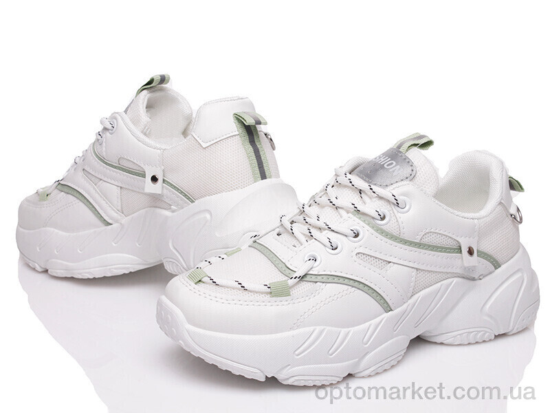 Купить Кросівки жіночі Prime P-N88-5 WHITE-GREEN Prime білий, фото 1