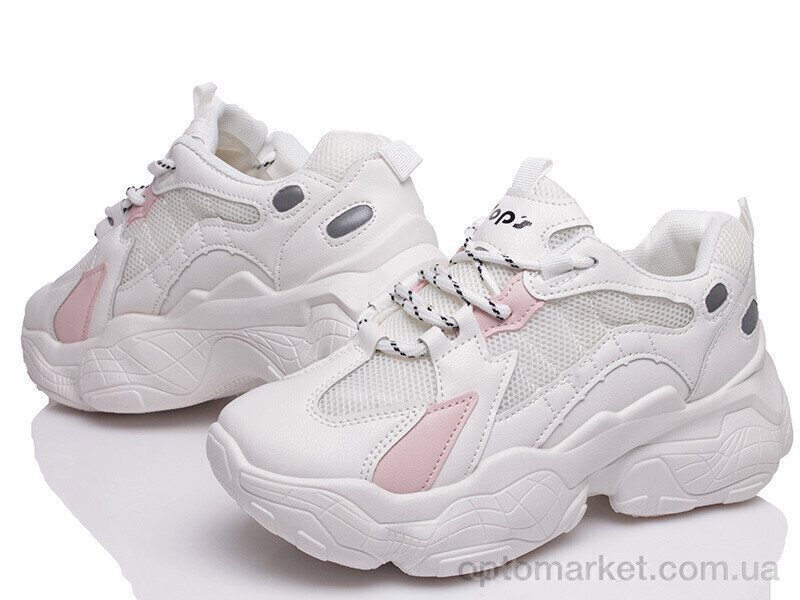 Купить Кросівки жіночі Prime P-NG04 white-pink Prime білий, фото 1