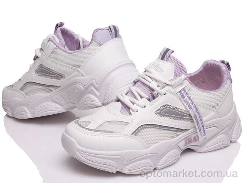Купить Кросівки жіночі Prime P-NQQ18 white-violet(36-40) Prime білий, фото 1